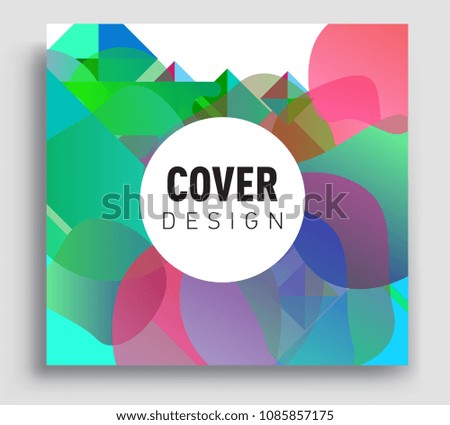 Abstract geometric pattern colorful design and background. modern design, cover, template, decorated, brochure, flyer.