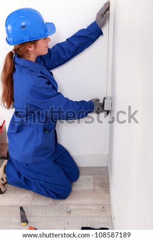 Female installing switch