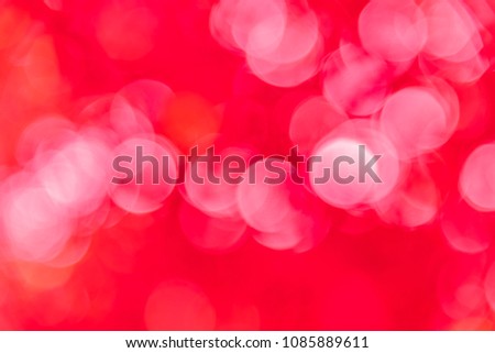 Red bokeh texture background