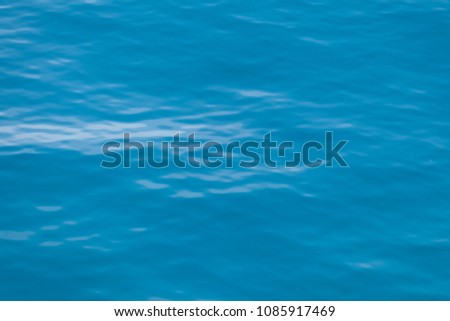 Background blue sea water