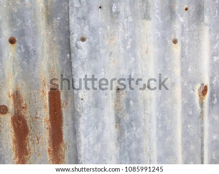 Rusty galvanized iron texture