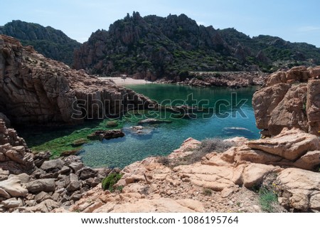 Li Cossi Bay Costa Paradiso Sardinia island Italy