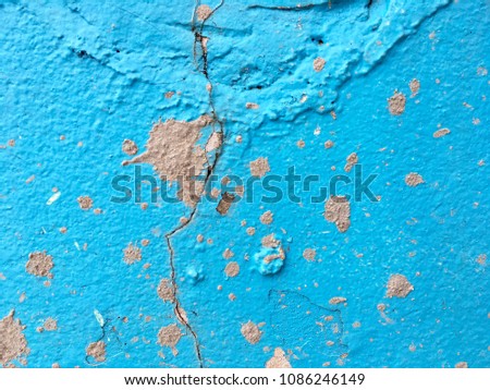 Abstract old blue cement texture