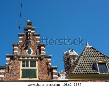 The City of alkmaar in the netherlands