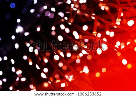 Beautiful light at night abstract background  