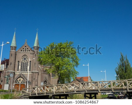 the City of alkmaar in the netherlands
