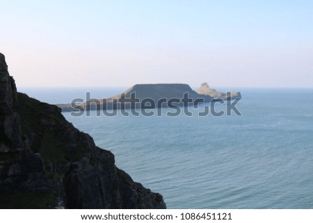 Gower Peninsular and worms head