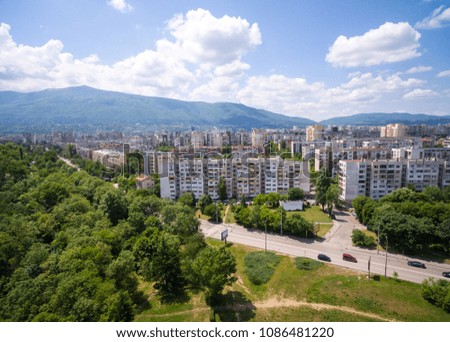 Sofia City Bulgaria / Aerial Photography