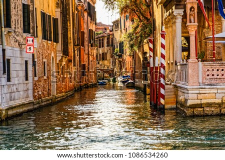 Colorful Buildings by Venice Canal