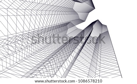 abstract architecture building 