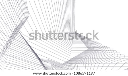 abstract 3d architecture