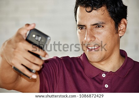 Handsome Adult Male Selfie