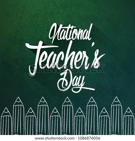 nice and beautiful abstarct or poster for national Teacher's Day with nice and creative design illustration.