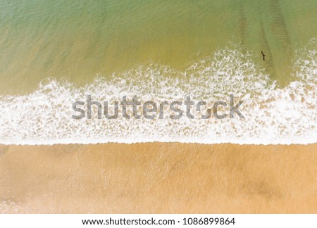 Beach aerial photo