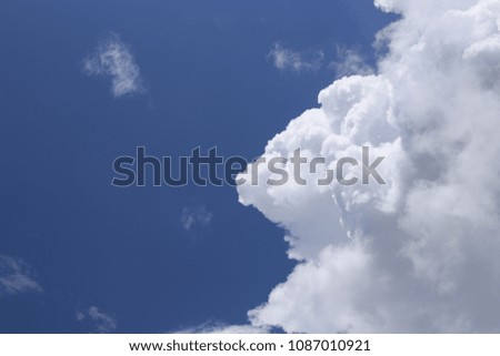 Beautiful cloud pattern on the sky, background