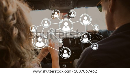 Interface against couple in the car