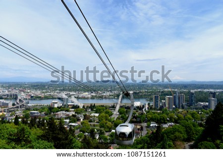 View of Portland from Marquam Hill, Oregon