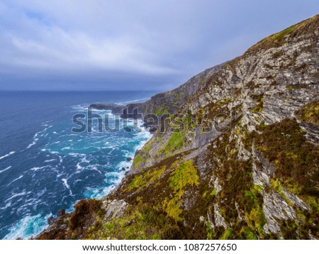 The amazing Fogher Cliffs at the Irish west coast