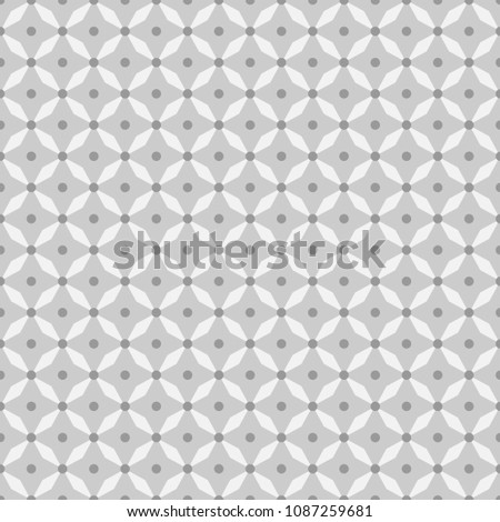 Seamless grid background. Stars and circles. Abstract geometric wallpaper with simple elements. Pastel colors. Doodle for design. Print for polygraphy, posters, banners and textiles