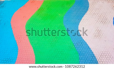 surface colorful pavement background texture.