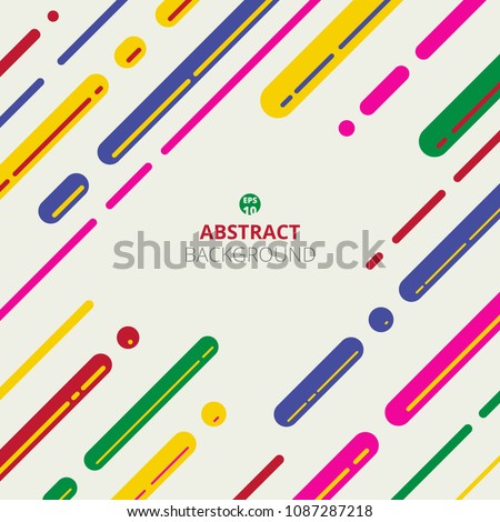 Colorful pattern of abstract background with lines details. Illustration vector eps10