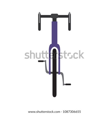 Bicycle front view