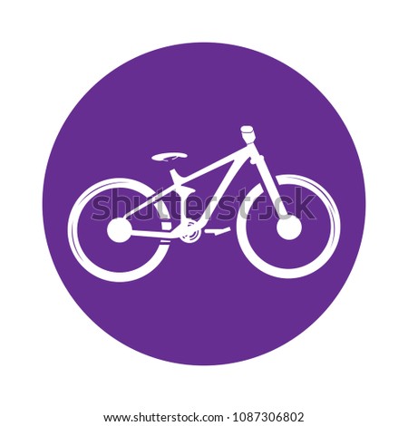 Bicycle in a label