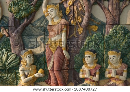 Temple decoration in Thailand