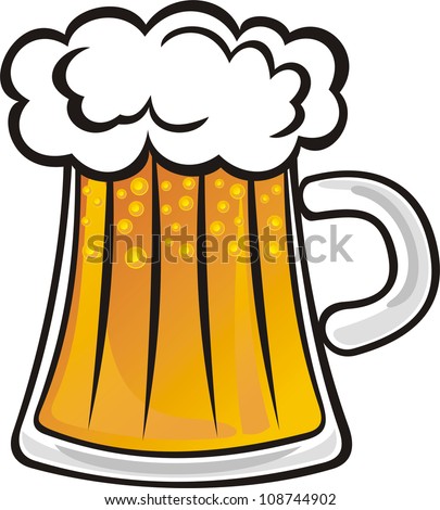 Vector illustration of beer