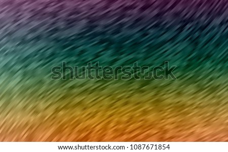 Dark Multicolor, Rainbow vector template with bubble shapes. Shining crooked illustration in marble style. The template for cell phone backgrounds.