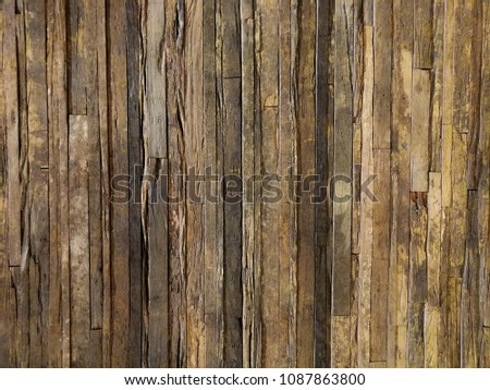 Old wooden wall texture, wood planks background.