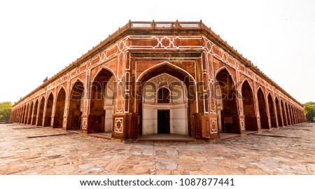 Humayun's Tomb, Delhi, India. Royalty-Free Stock Photo #1087877441