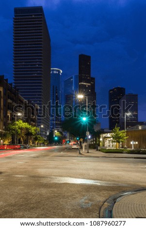 City center of Houston, Texas.