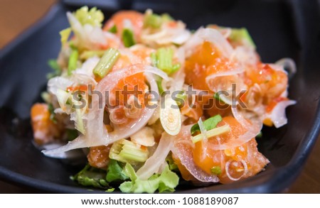 thai salmon slad 