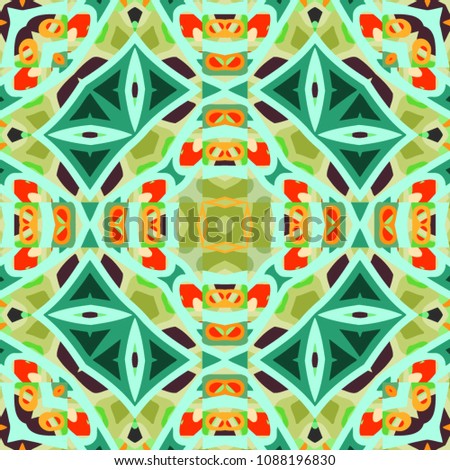 Abstract geometric vector artwork. Pattern for print, cloth design, wallpaper, carpet, puzzles, posters or fliers.