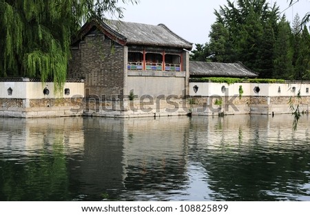 Picture of ancient building at Summer Palace in Beijing,China.