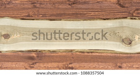 Broad rustic wood background with copy space for further processing
