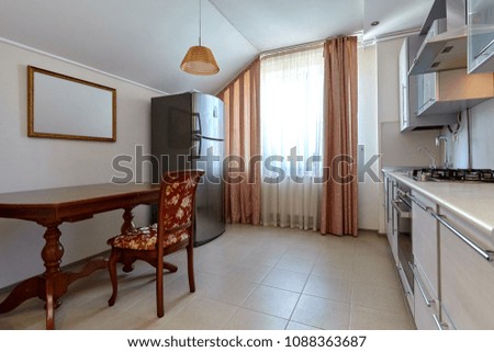 kitchen with appliances and a beautiful interior