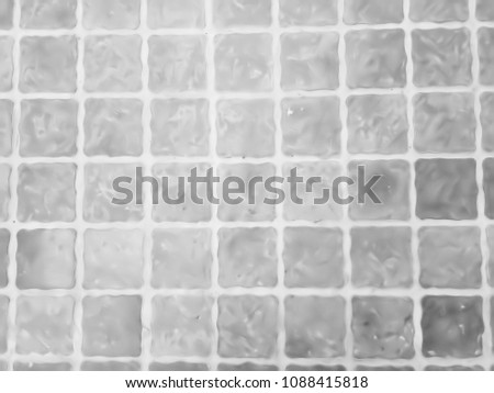 Stone floor background. This image was blurred or selective focus. Black and white picture.