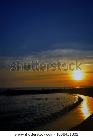  The golden light on sunset,Thailand