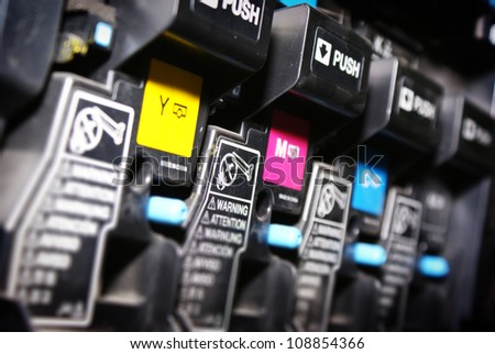 digital printing press Royalty-Free Stock Photo #108854366