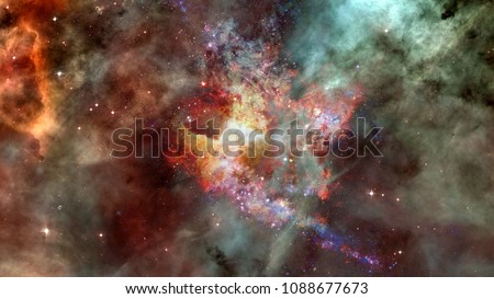 Starry background of deep outer space. Elements of this image furnished by NASA.