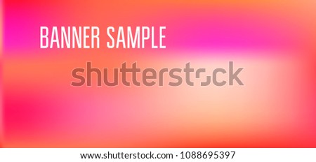 Cover banner gradient background with text. Minimalist graphic design layout template for advertising, creative and business concept. Abstract sale poster vector. Banner design.