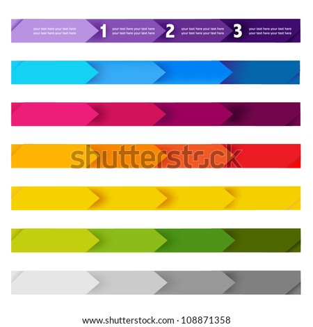 Lines And Numbers Website Design Elements, Vector Illustration Royalty-Free Stock Photo #108871358
