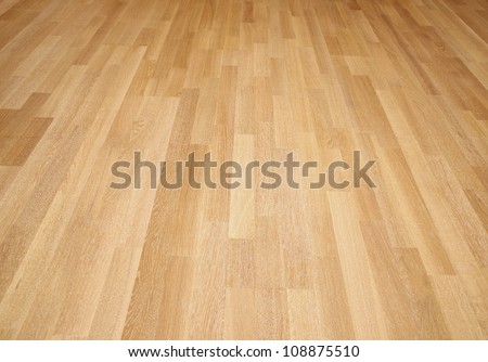 New oak parquet of brown color Royalty-Free Stock Photo #108875510