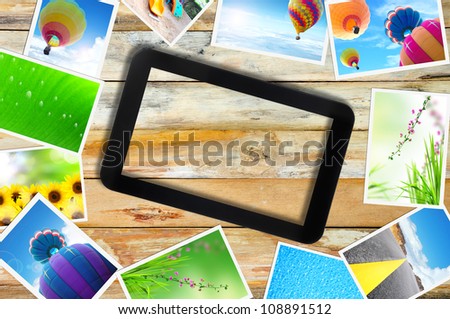 touch pad PC and streaming images