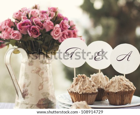 decorated chocolate cupcakes