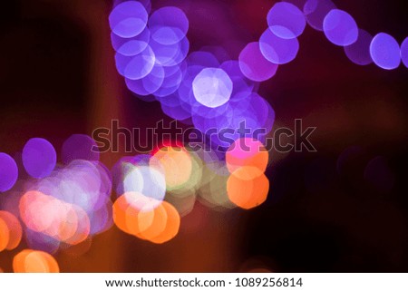Abstract Light Bokeh Background 