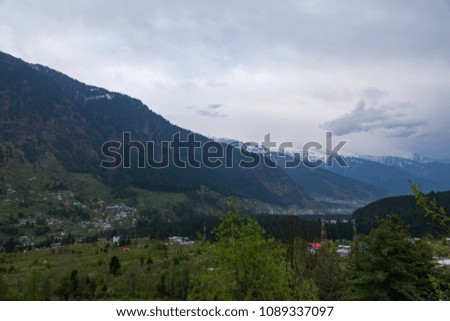 View of himalaya mountain at Manali, Himachal Pradesh, India