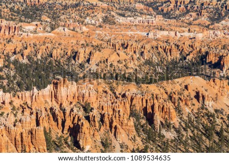 Scenic Bryce Canyon National Park Utah in Winter